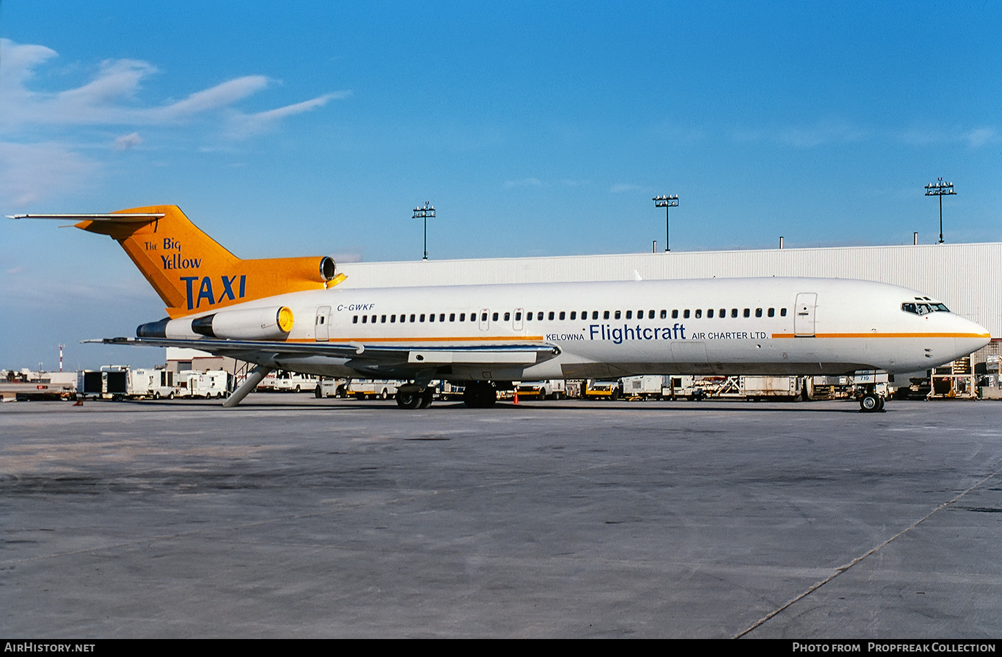 Aircraft Photo of C-GWKF | Boeing 727-243/Adv(F) | Kelowna Flightcraft Air Charter | AirHistory.net #591194