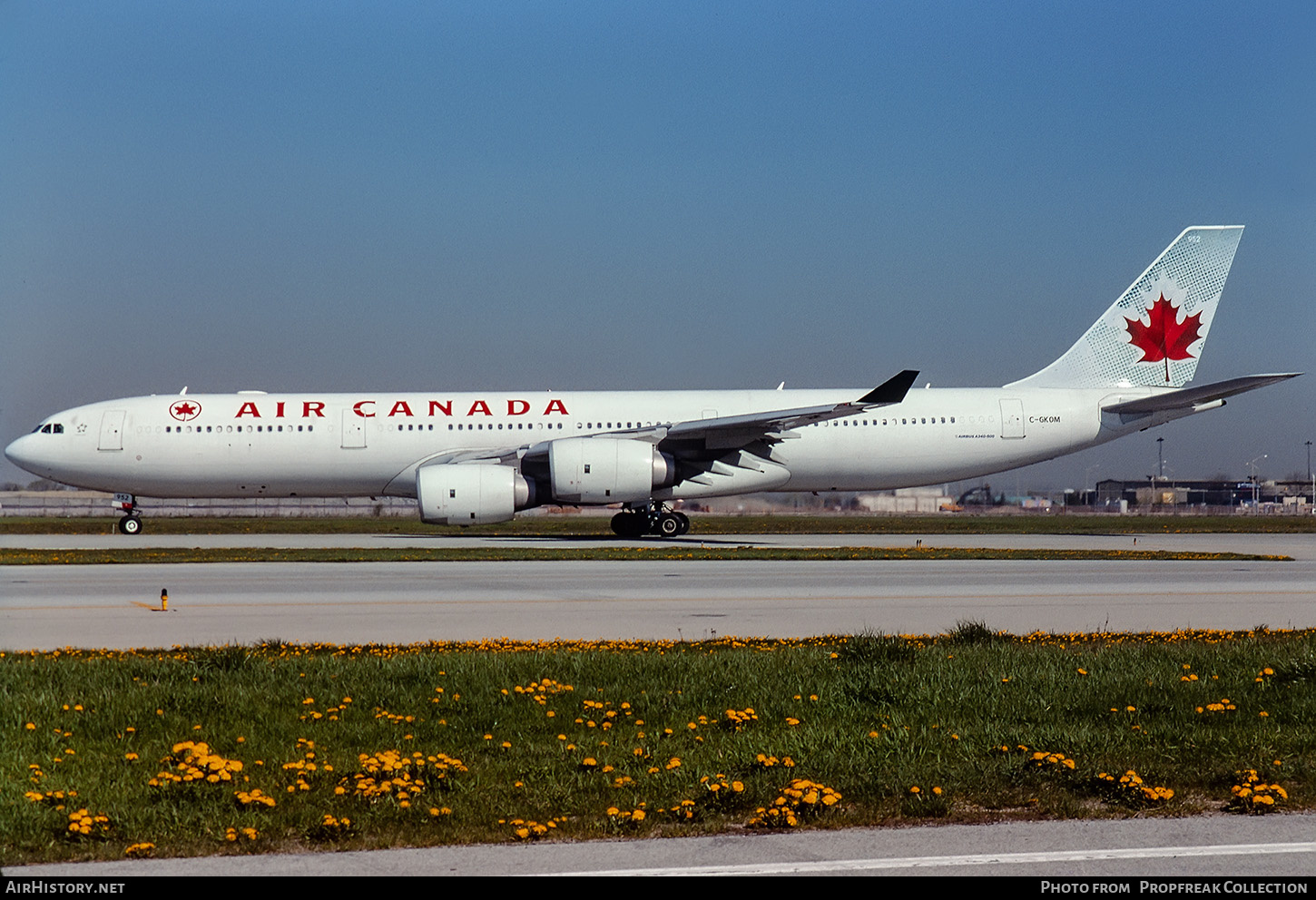 Aircraft Photo of C-GKOM | Airbus A340-541 | Air Canada | AirHistory.net #591211