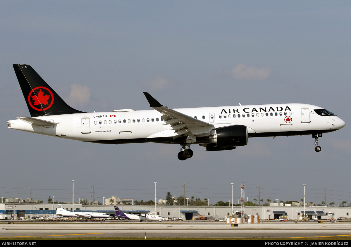 Aircraft Photo of C-GNAM | Airbus A220-371 (BD-500-1A11) | Air Canada | AirHistory.net #591216