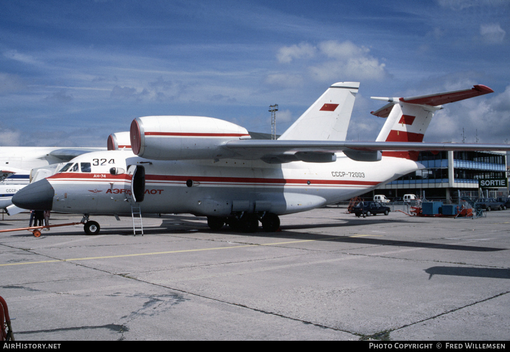 Aircraft Photo of CCCP-72003 | Antonov An-74 | Aeroflot | AirHistory.net #591218