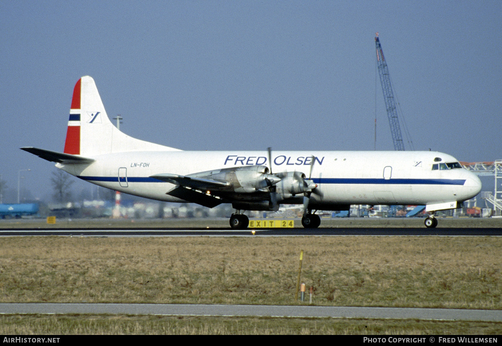 Aircraft Photo of LN-FOH | Lockheed L-188A(F) Electra | Fred. Olsen | AirHistory.net #591238