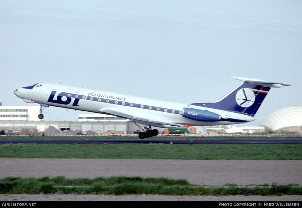 Aircraft Photo of SP-LGC | Tupolev Tu-134 | LOT Polish Airlines - Polskie Linie Lotnicze | AirHistory.net #591251