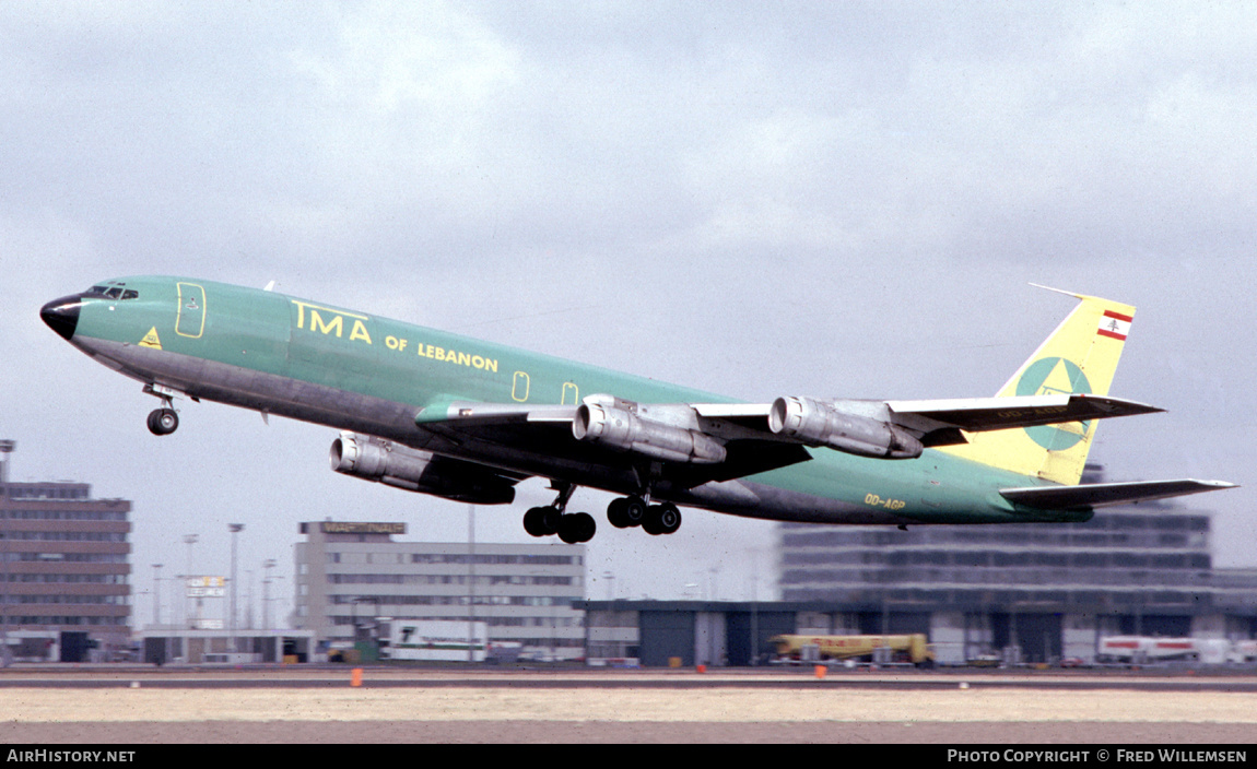 Aircraft Photo of OD-AGP | Boeing 707-321C | TMA of Lebanon - Trans Mediterranean Airways | AirHistory.net #591255