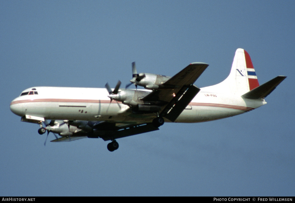 Aircraft Photo of LN-FOG | Lockheed L-188A(F) Electra | Fred. Olsen | AirHistory.net #591268