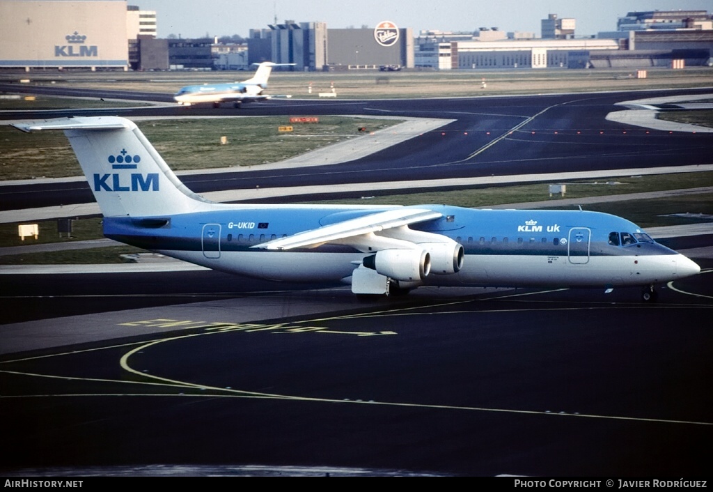 Aircraft Photo of G-UKID | British Aerospace BAe-146-300 | KLM UK | AirHistory.net #591278