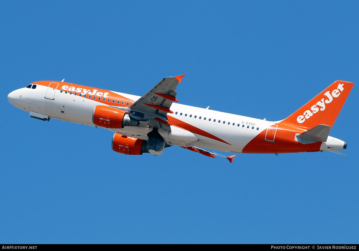 Aircraft Photo of G-EZWD | Airbus A320-214 | EasyJet | AirHistory.net #591285