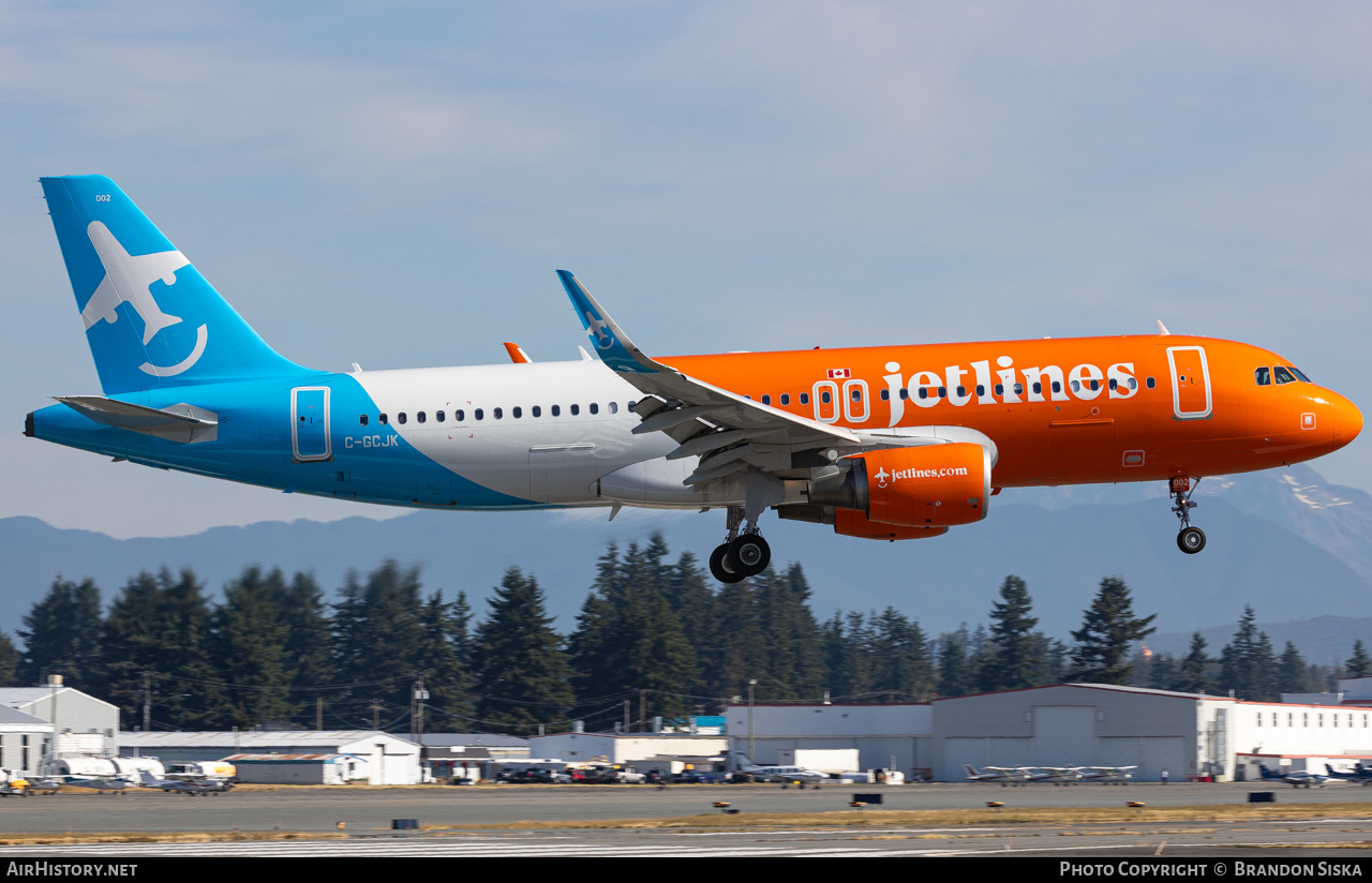 Aircraft Photo of C-GCJK | Airbus A320-214 | Jetlines | AirHistory.net #591287
