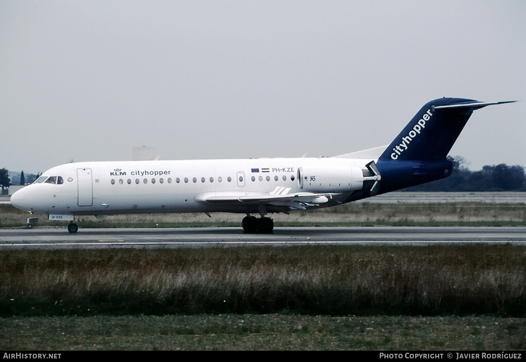 Aircraft Photo of PH-KZD | Fokker 70 (F28-0070) | KLM Cityhopper | AirHistory.net #591293