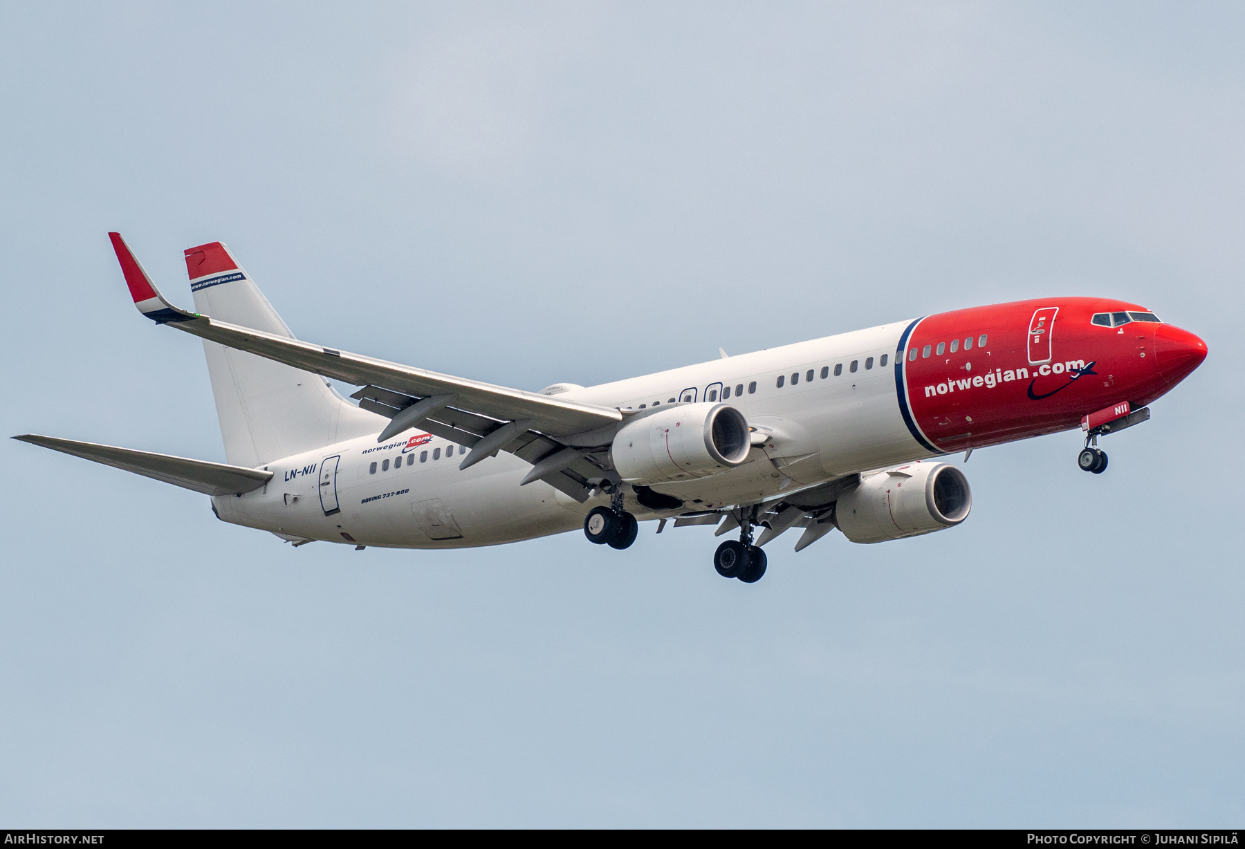 Aircraft Photo of LN-NII | Boeing 737-8JP | Norwegian | AirHistory.net #591390
