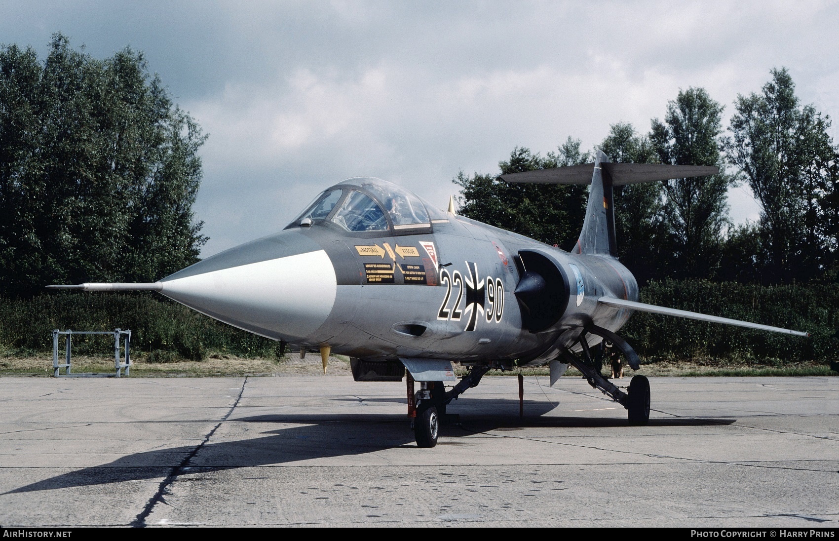 Aircraft Photo of 2290 | Lockheed F-104G Starfighter | Germany - Air Force | AirHistory.net #591399
