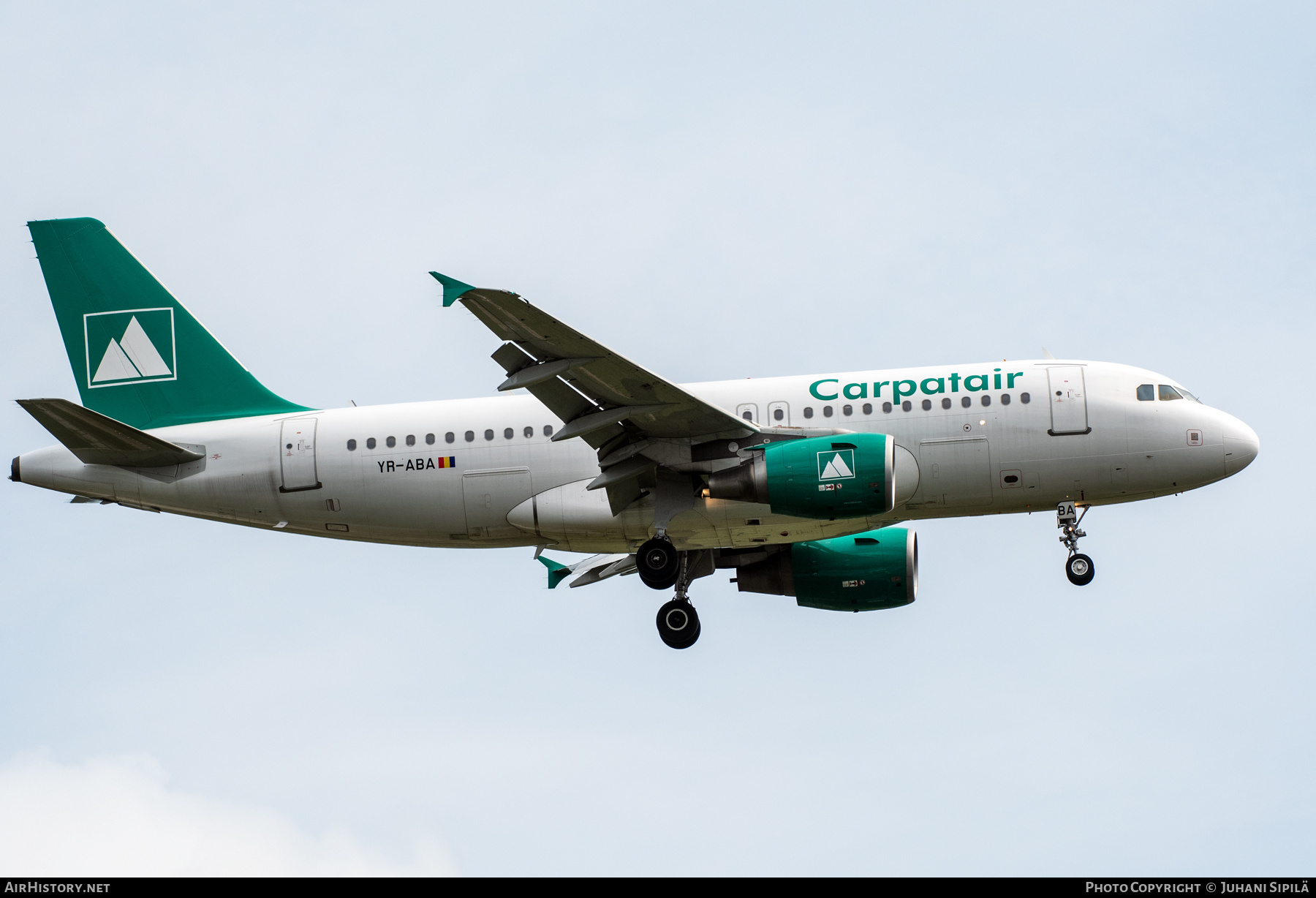 Aircraft Photo of YR-ABA | Airbus A319-111 | Carpatair | AirHistory.net #591419