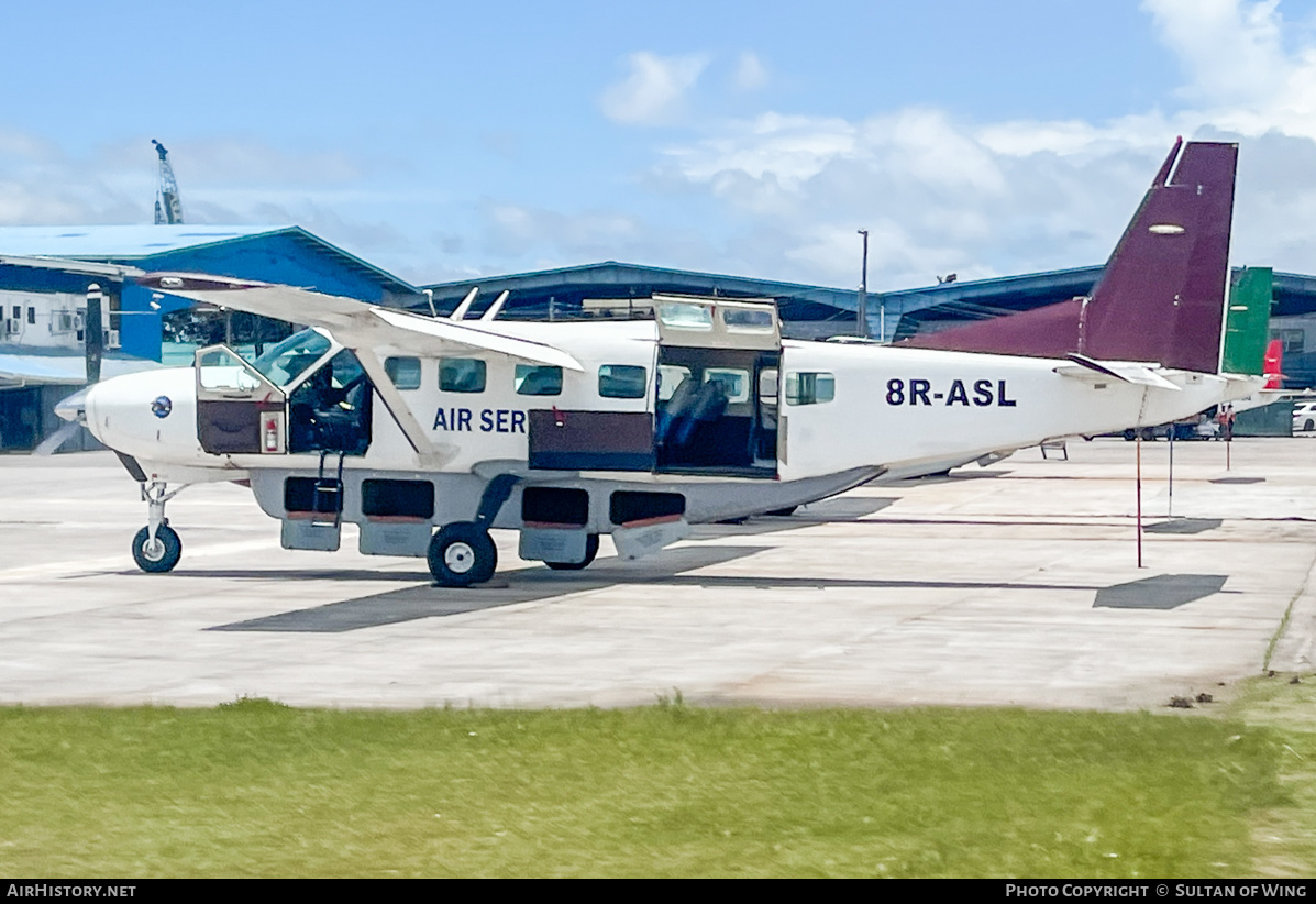 Aircraft Photo of 8R-ASL | Cessna 208B Grand Caravan | Air Services | AirHistory.net #591466