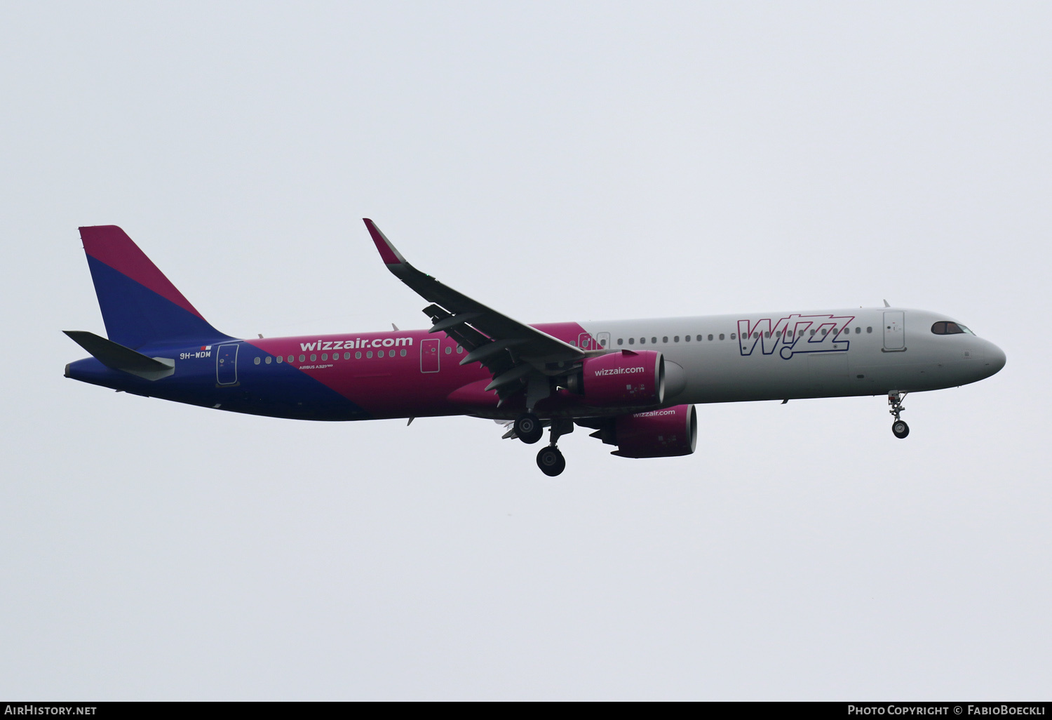 Aircraft Photo of 9H-WDM | Airbus A321-271NX | Wizz Air | AirHistory.net #591488