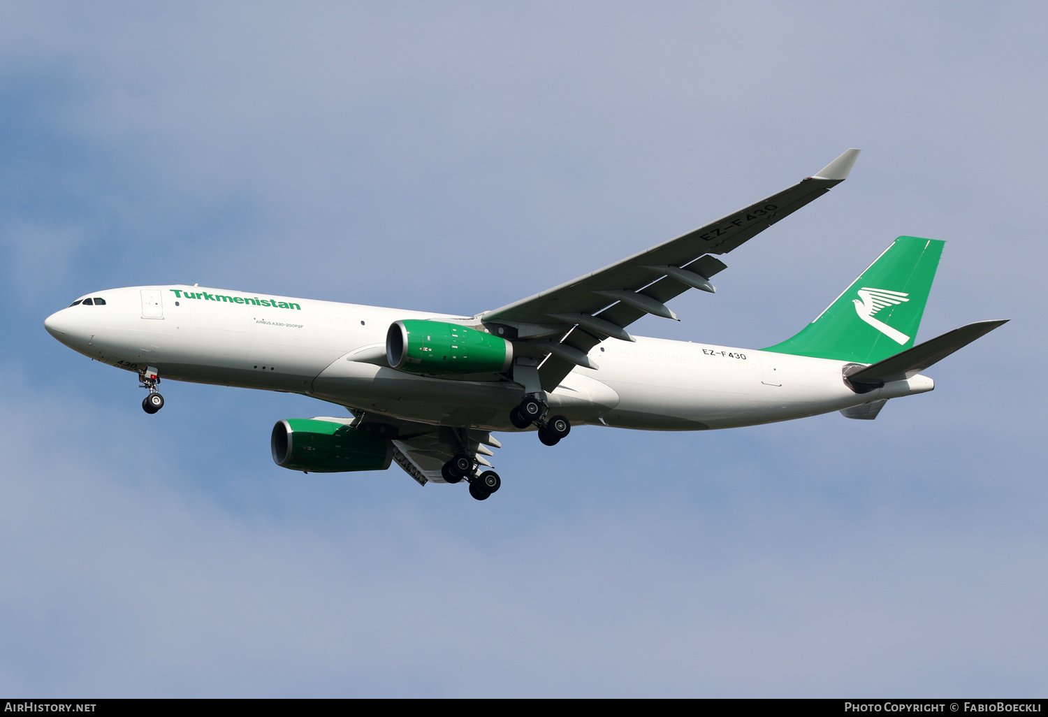 Aircraft Photo of EZ-F430 | Airbus A330-243/P2F | Turkmenistan Airlines | AirHistory.net #591492