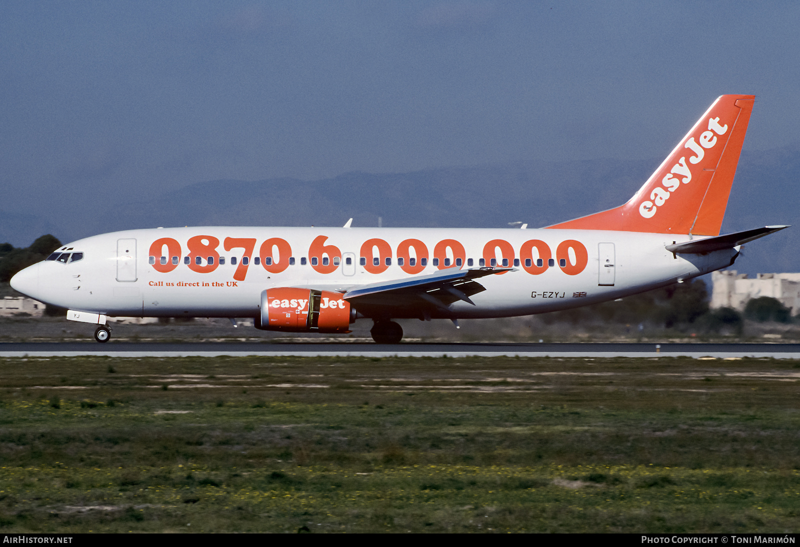 Aircraft Photo of G-EZYJ | Boeing 737-33V | EasyJet | AirHistory.net #591511