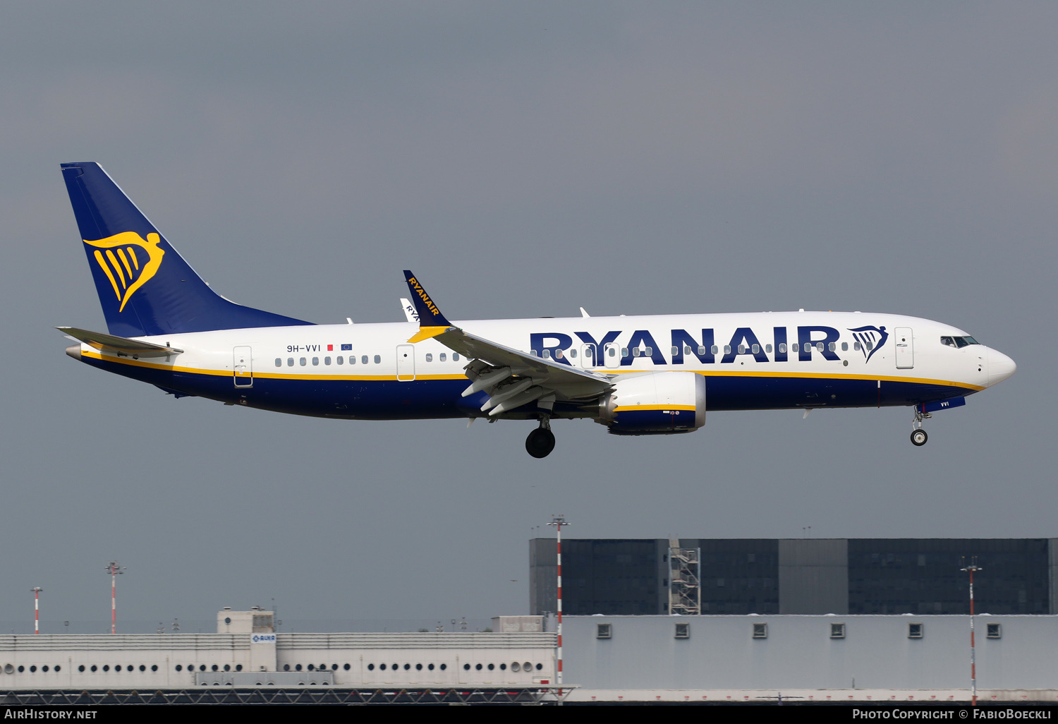 Aircraft Photo of 9H-VVI | Boeing 737-8200 Max 200 | Ryanair | AirHistory.net #591512