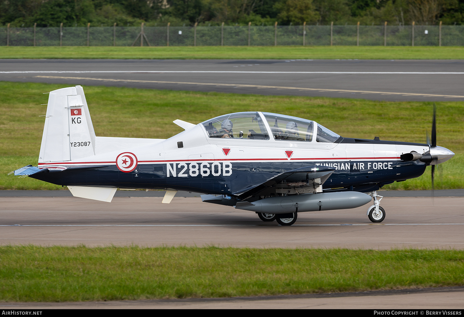 Aircraft Photo of Y23087 / N2860B | Beechcraft T-6C Texan II | Tunisia - Air Force | AirHistory.net #591543