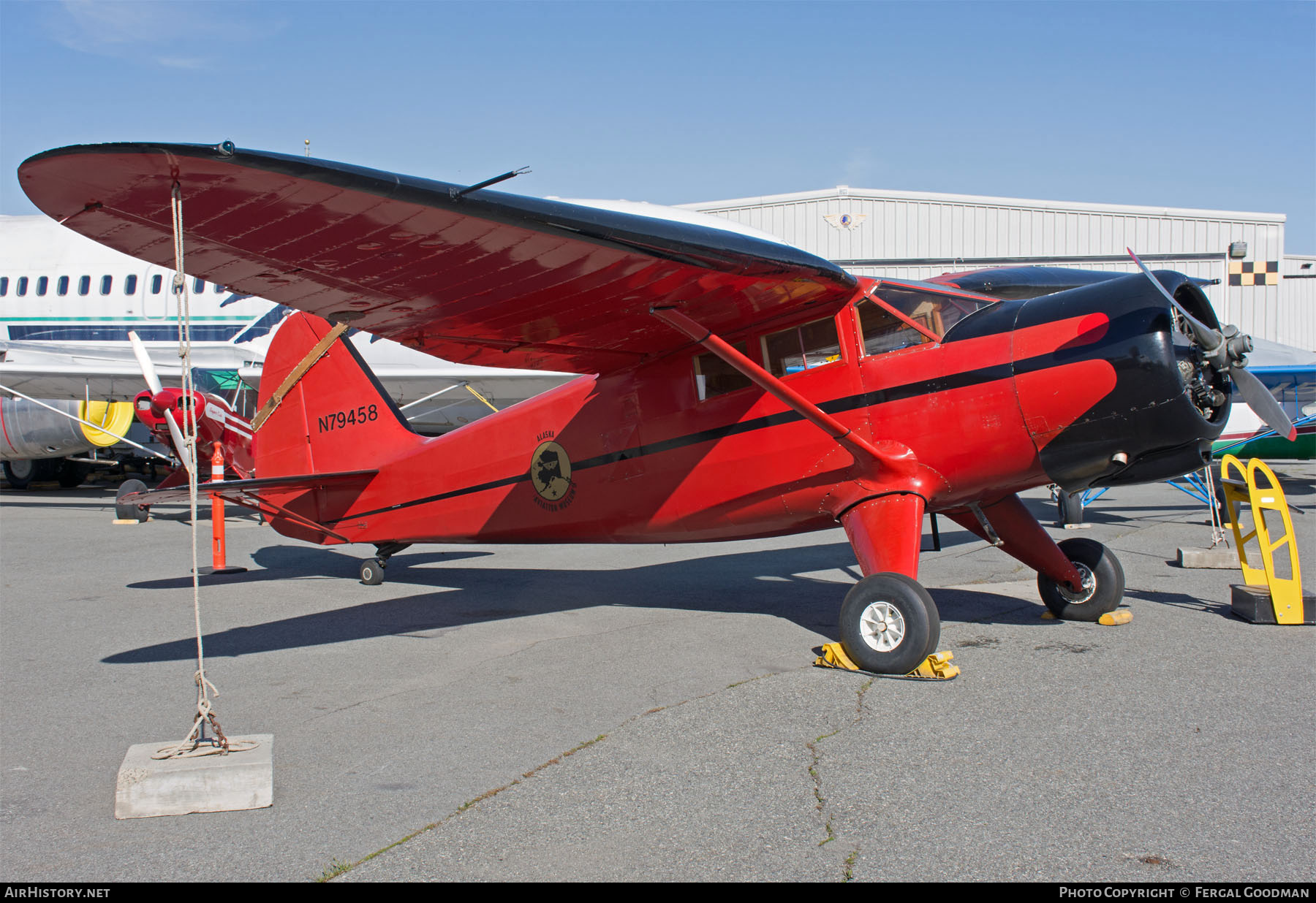 Aircraft Photo of N79458 | Stinson V77 | Alaska Aviation Museum | AirHistory.net #591564
