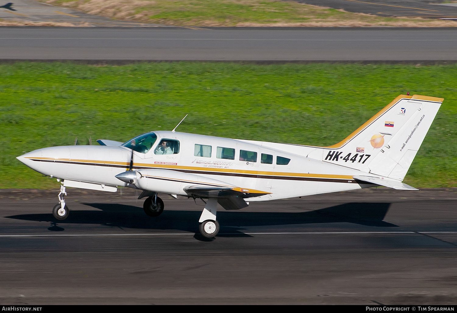 Aircraft Photo of HK-4417 | Cessna 402C Businessliner | Aeroejecutivos de Antioquia | AirHistory.net #591603