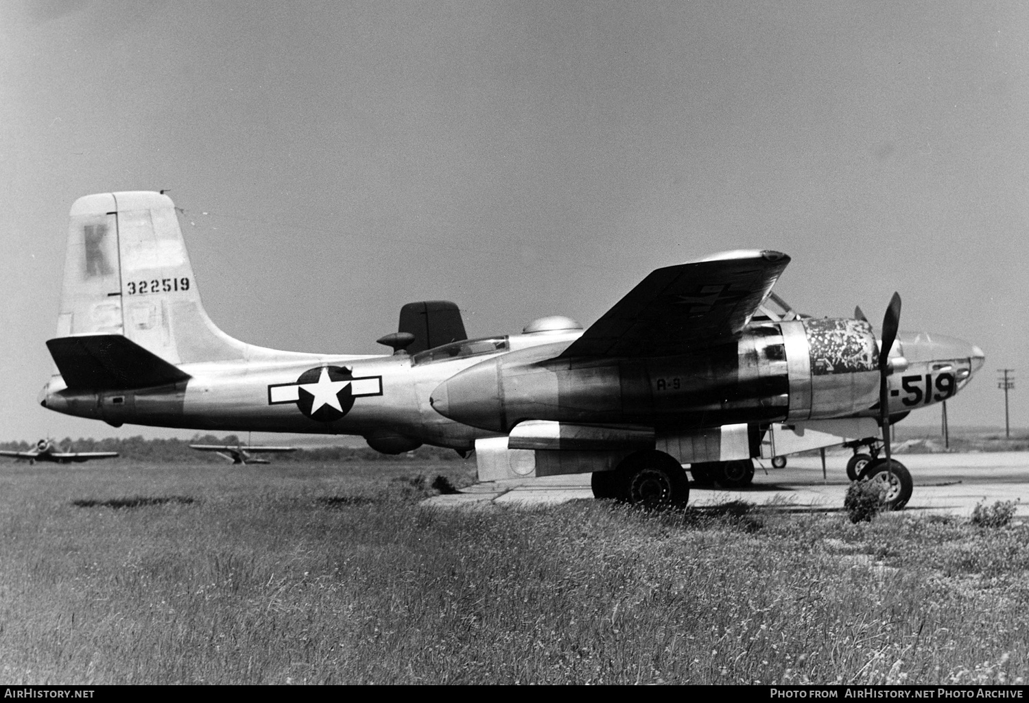 Aircraft Photo of 43-22519 | Douglas A-26C Invader | USA - Air Force | AirHistory.net #591648
