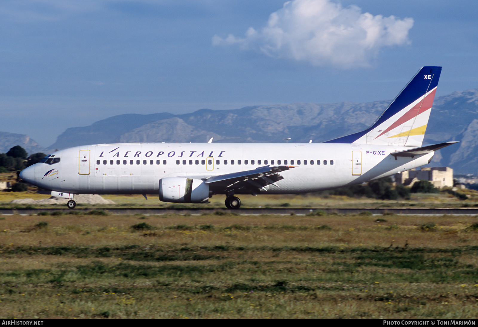 Aircraft Photo of F-GIXE | Boeing 737-3B3(QC) | L'Aeropostale | AirHistory.net #591662