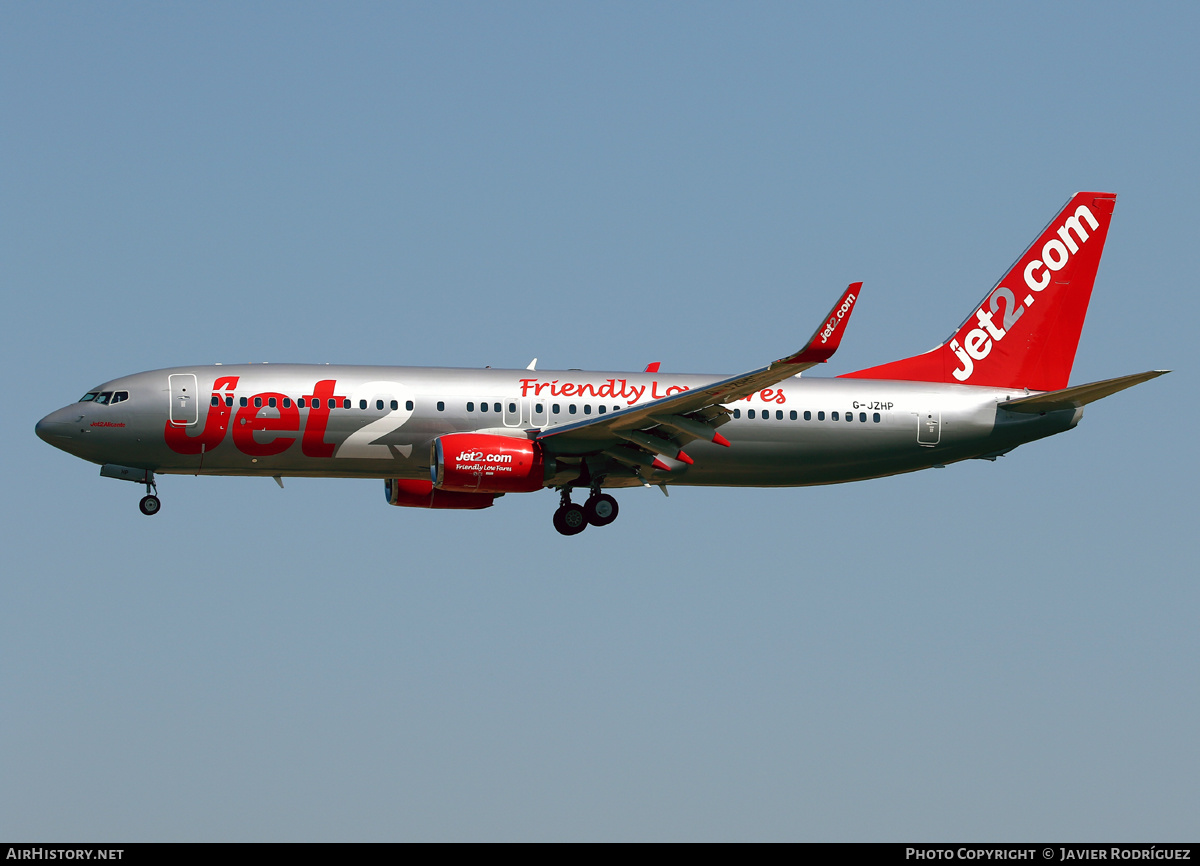 Aircraft Photo of G-JZHP | Boeing 737-8MG | Jet2 | AirHistory.net #591673