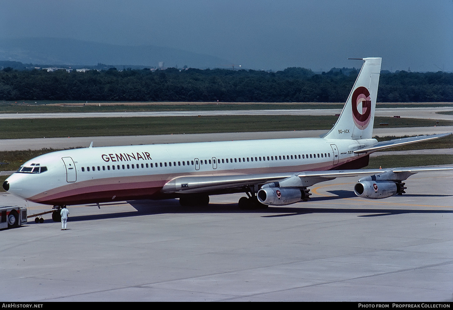 Aircraft Photo of 9G-ACK | Boeing 707-430 | Geminair | AirHistory.net #591685