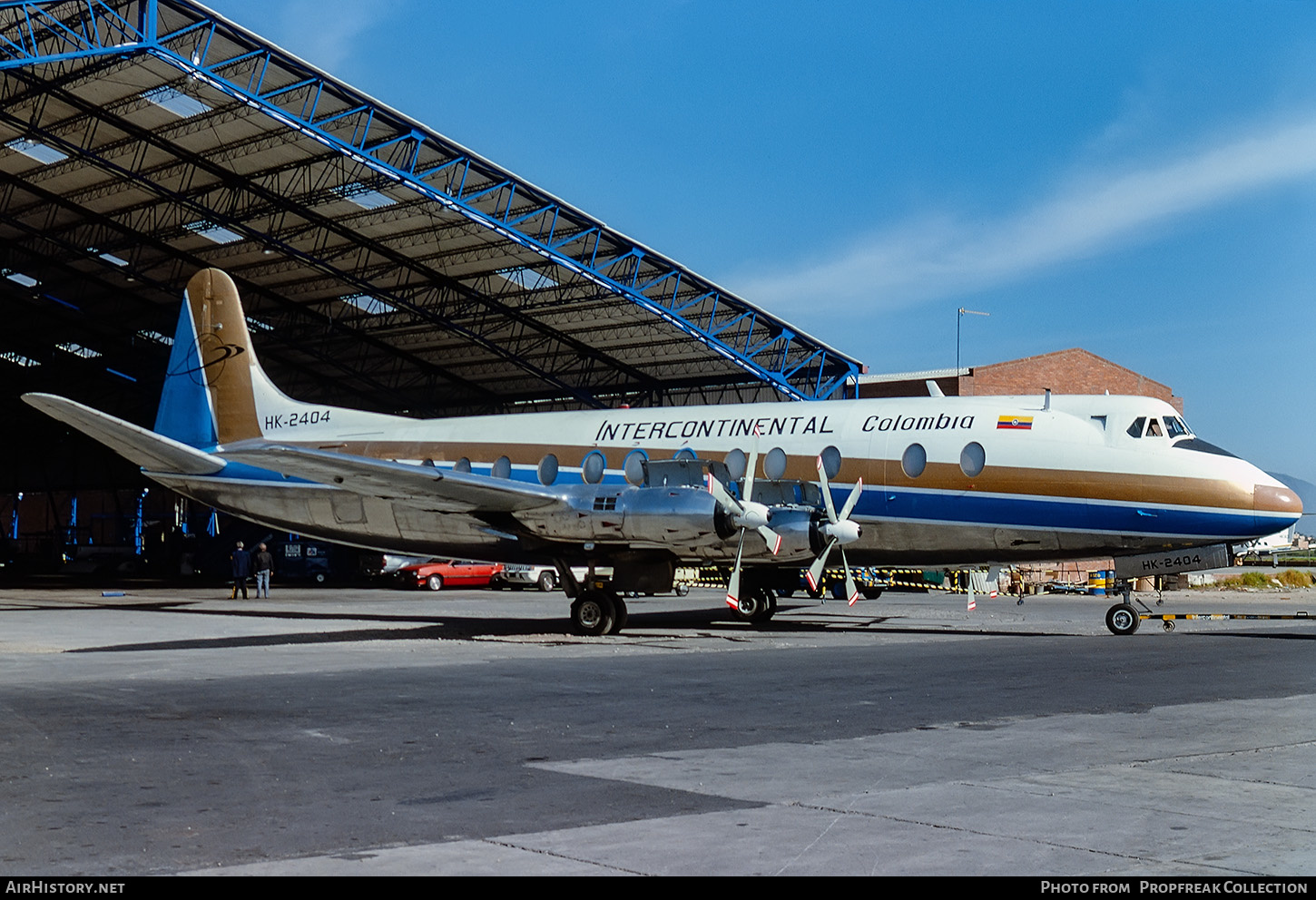 Aircraft Photo of HK-2404 | Vickers 828 Viscount | Intercontinental de Aviación | AirHistory.net #591688