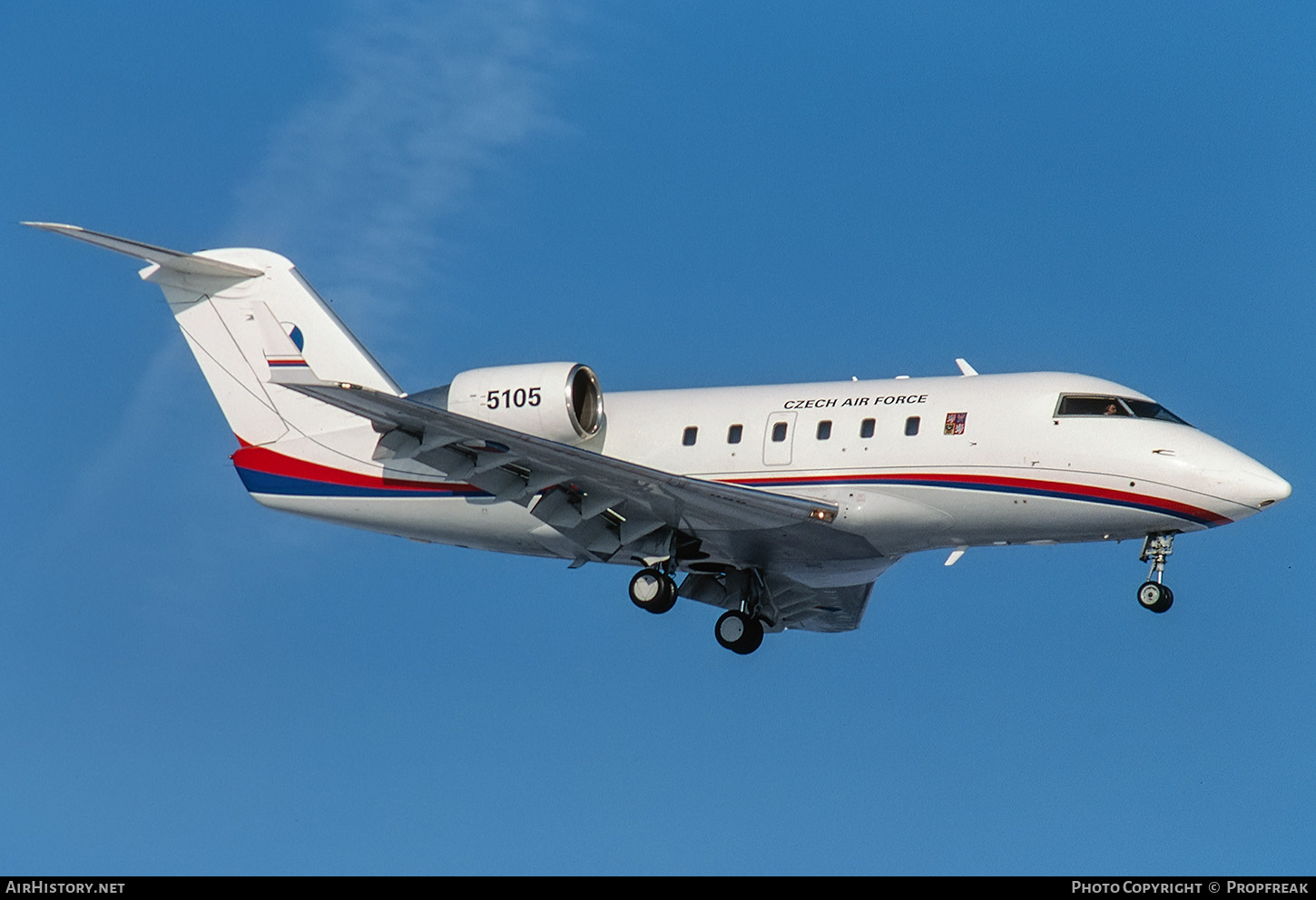 Aircraft Photo of 5105 | Canadair Challenger 601-3A (CL-600-2B16) | Czechia - Air Force | AirHistory.net #591715