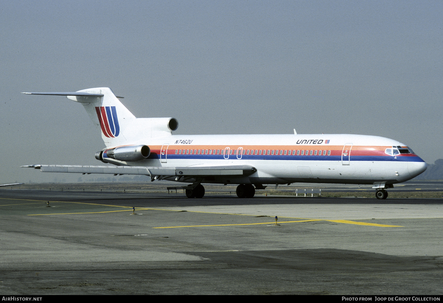 Aircraft Photo of N7462U | Boeing 727-222/Adv | United Airlines | AirHistory.net #591722