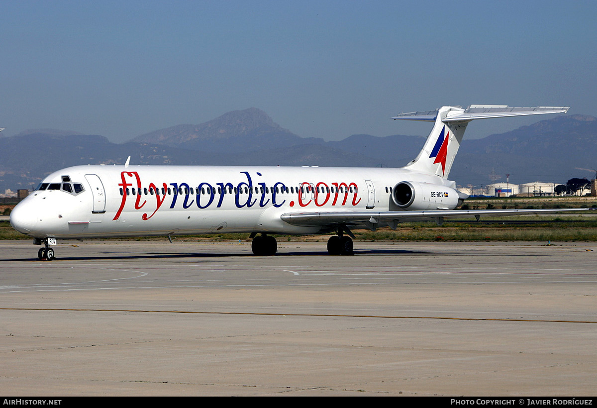 Aircraft Photo of SE-RDV | McDonnell Douglas MD-83 (DC-9-83) | FlyNordic | AirHistory.net #591738