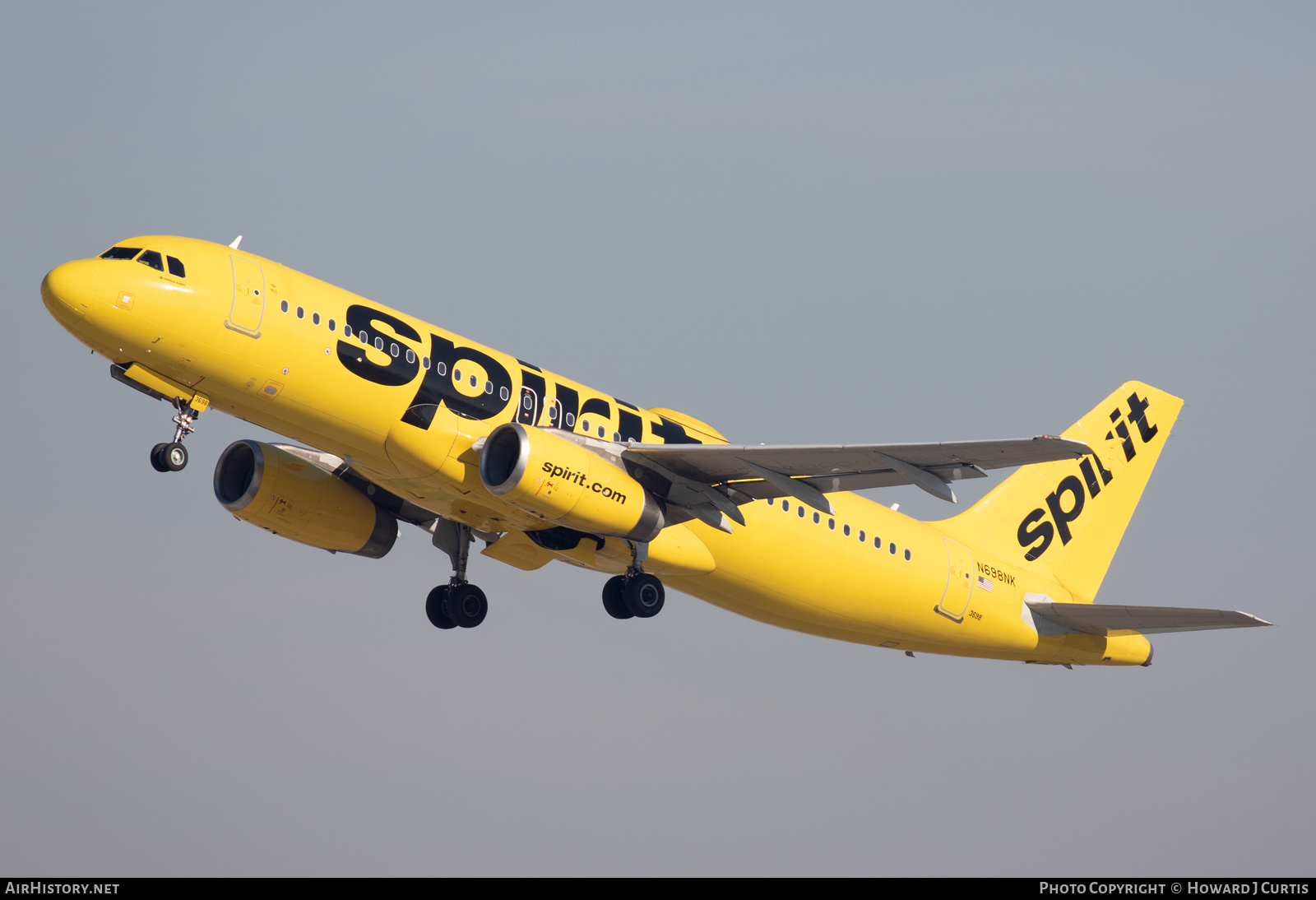 Aircraft Photo of N698NK | Airbus A320-232 | Spirit Airlines | AirHistory.net #591744