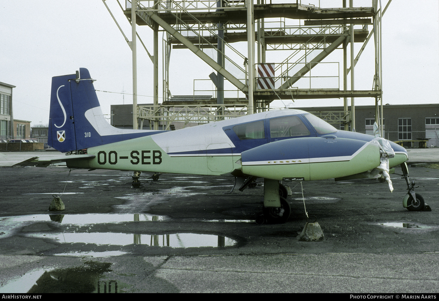 Aircraft Photo of OO-SEB | Cessna 310 | Sabena École d'Aviation Civile | AirHistory.net #591758
