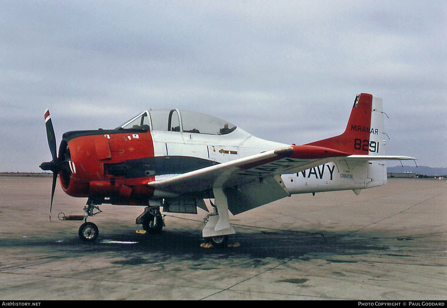 Aircraft Photo of 138291 / 8291 | North American T-28B Trojan | USA - Navy | AirHistory.net #591759