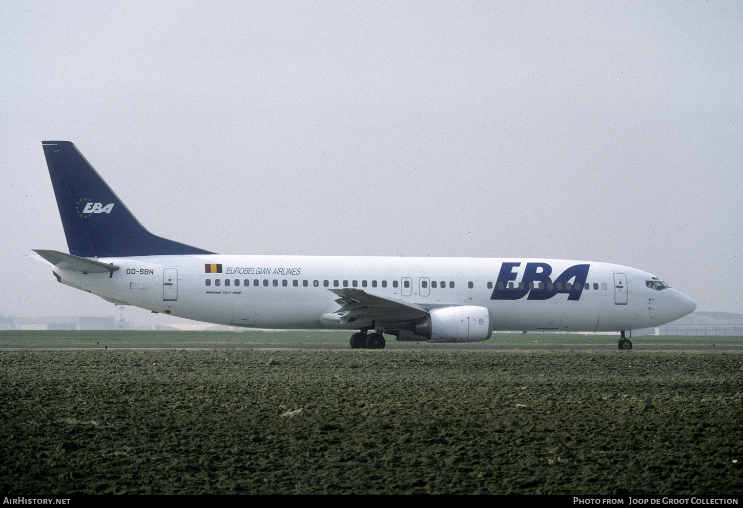 Aircraft Photo of OO-SBN | Boeing 737-4Y0 | EBA - Eurobelgian Airlines | AirHistory.net #591770