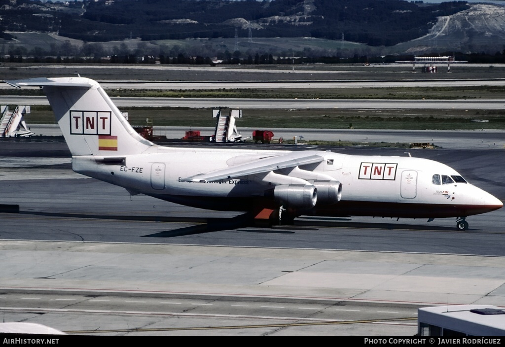 Aircraft Photo of EC-FZE | British Aerospace BAe-146-200QT Quiet Trader | TNT Express | AirHistory.net #591783