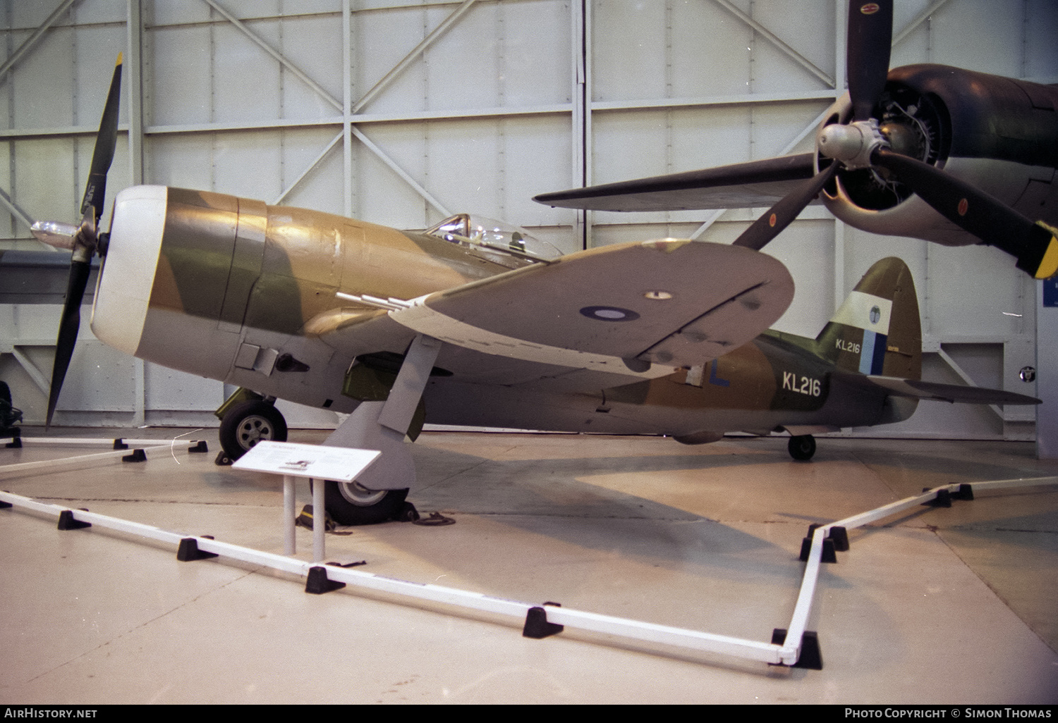 Aircraft Photo of KL216 | Republic P-47D Thunderbolt | UK - Air Force | AirHistory.net #591802