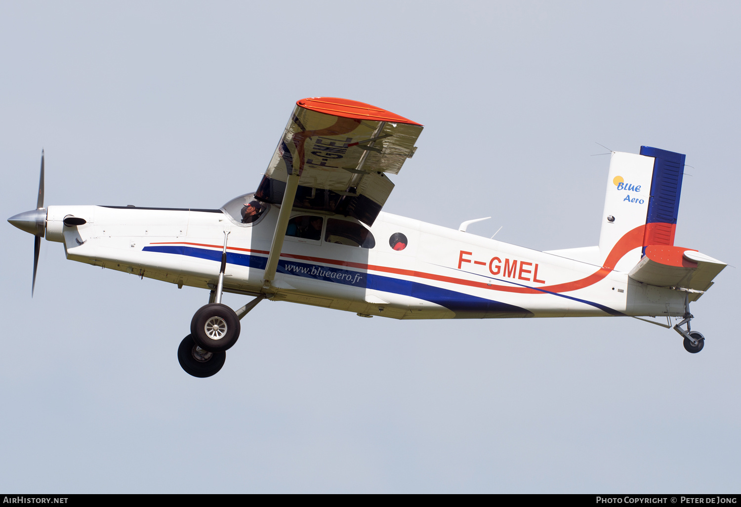 Aircraft Photo of F-GMEL | Pilatus PC-6/B2/34-H2 Turbo Porter | Blue Aero | AirHistory.net #591826
