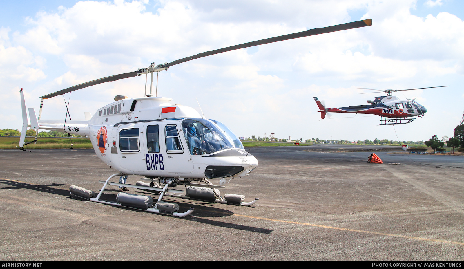 Aircraft Photo of PK-ZGK | Bell 206L-4 LongRanger IV | BNPB - Badan Nasional Penanggulangan Bencana | AirHistory.net #591827
