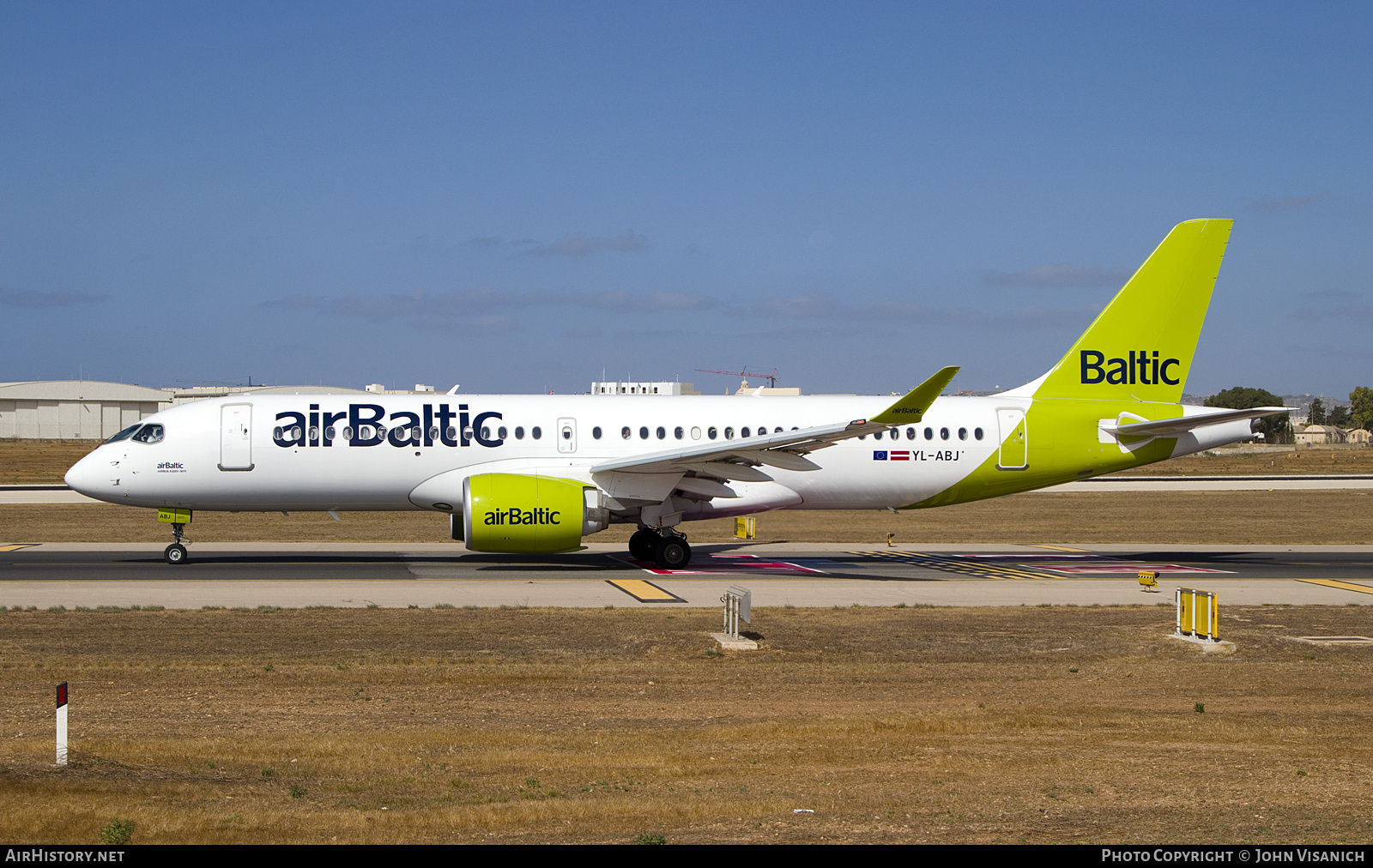 Aircraft Photo of YL-ABJ | Airbus A220-371 (BD-500-1A11) | AirBaltic | AirHistory.net #591857