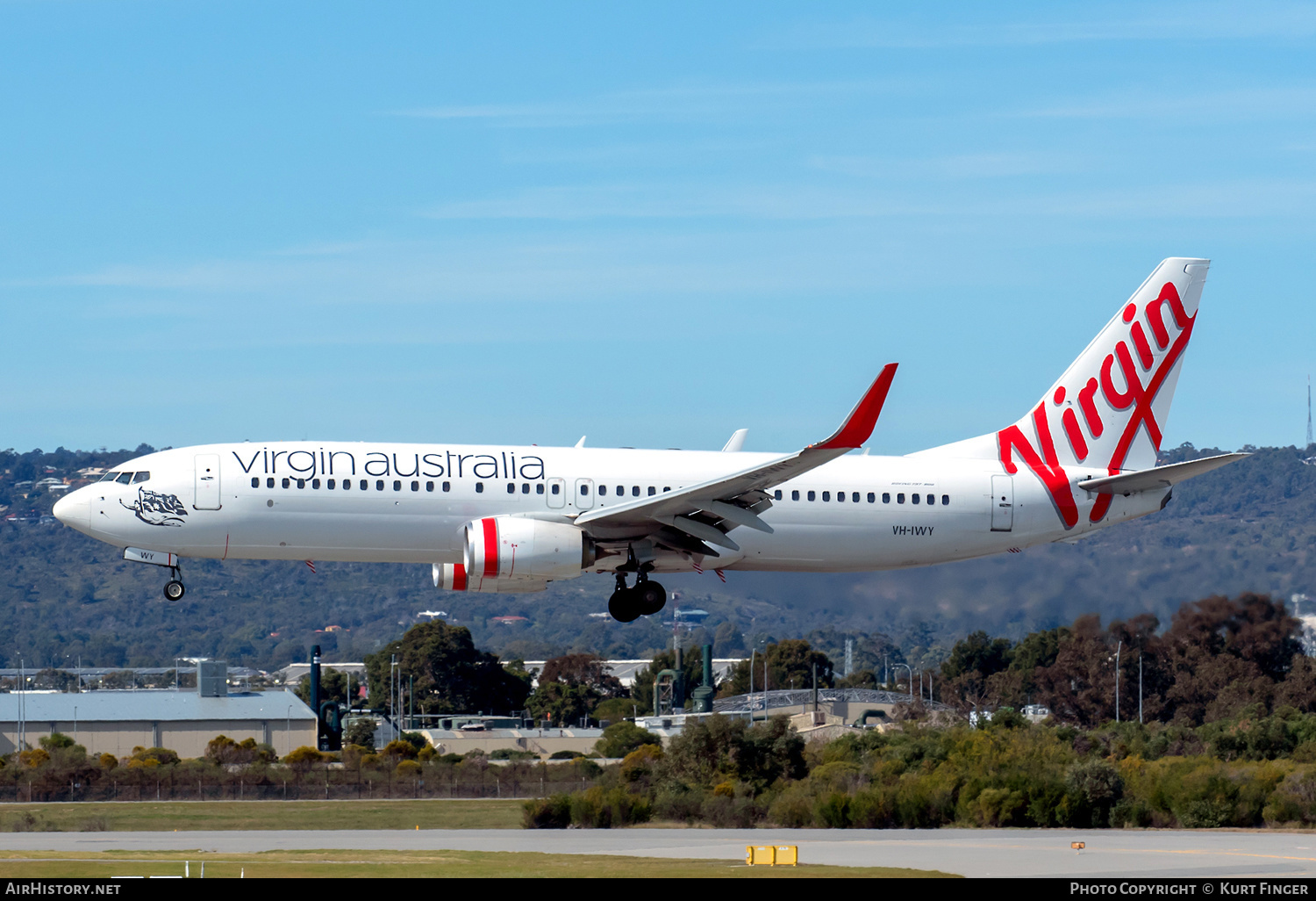 Aircraft Photo of VH-IWY | Boeing 737-800 | Virgin Australia Airlines | AirHistory.net #591885