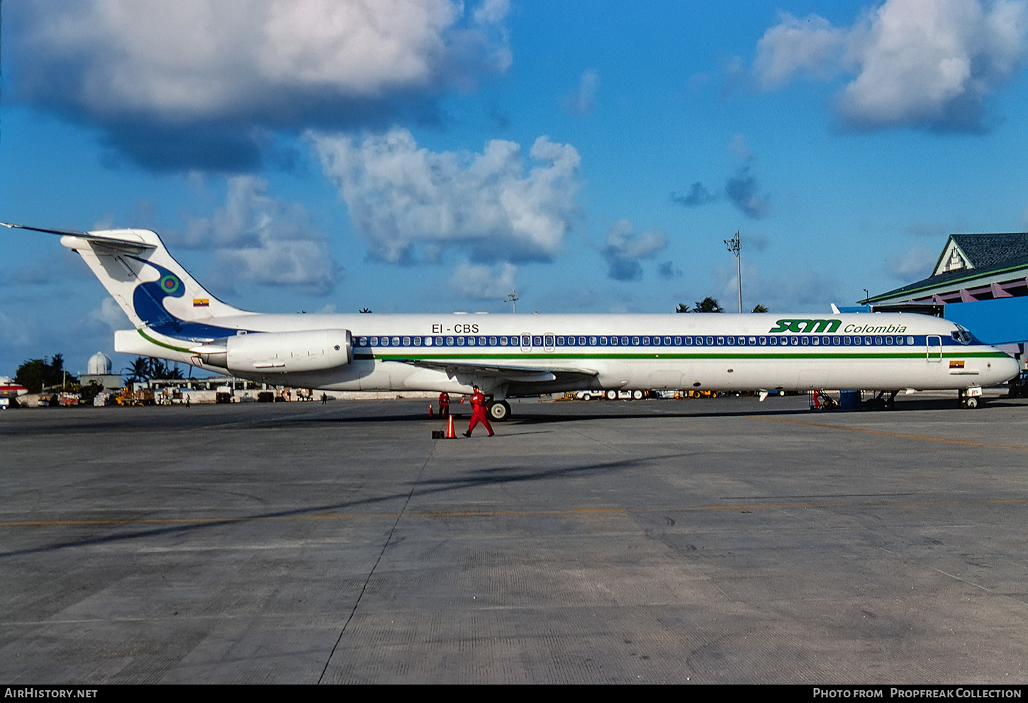 Aircraft Photo of EI-CBS | McDonnell Douglas MD-83 (DC-9-83) | SAM - Sociedad Aeronáutica de Medellín | AirHistory.net #591940