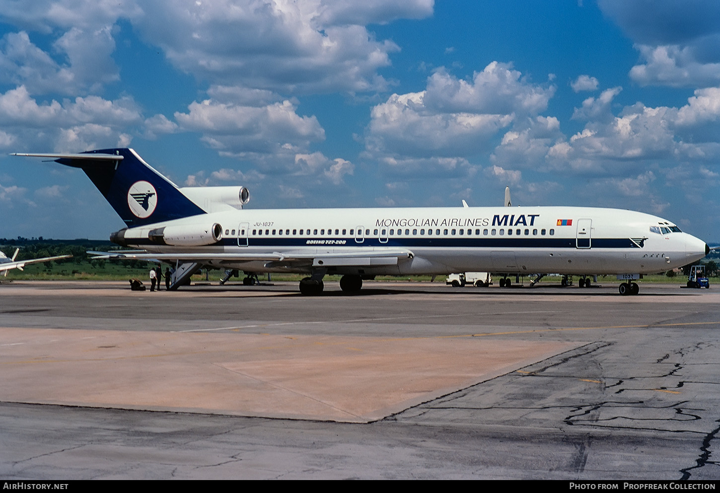 Aircraft Photo of JU-1037 | Boeing 727-281/Adv | MIAT Mongolian Airlines | AirHistory.net #591962