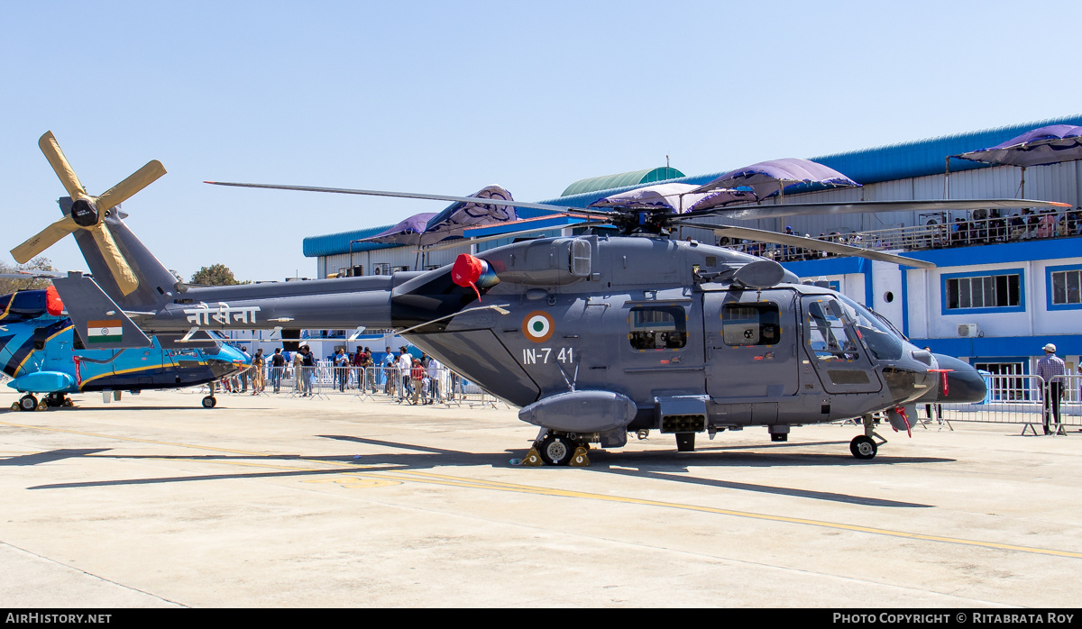 Aircraft Photo of IN-741 | Hindustan ALH Dhruv Mk.III | India - Navy | AirHistory.net #591968