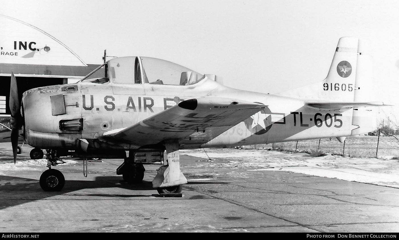Aircraft Photo of 49-1605 | North American T-28A Trojan | USA - Air Force | AirHistory.net #591975