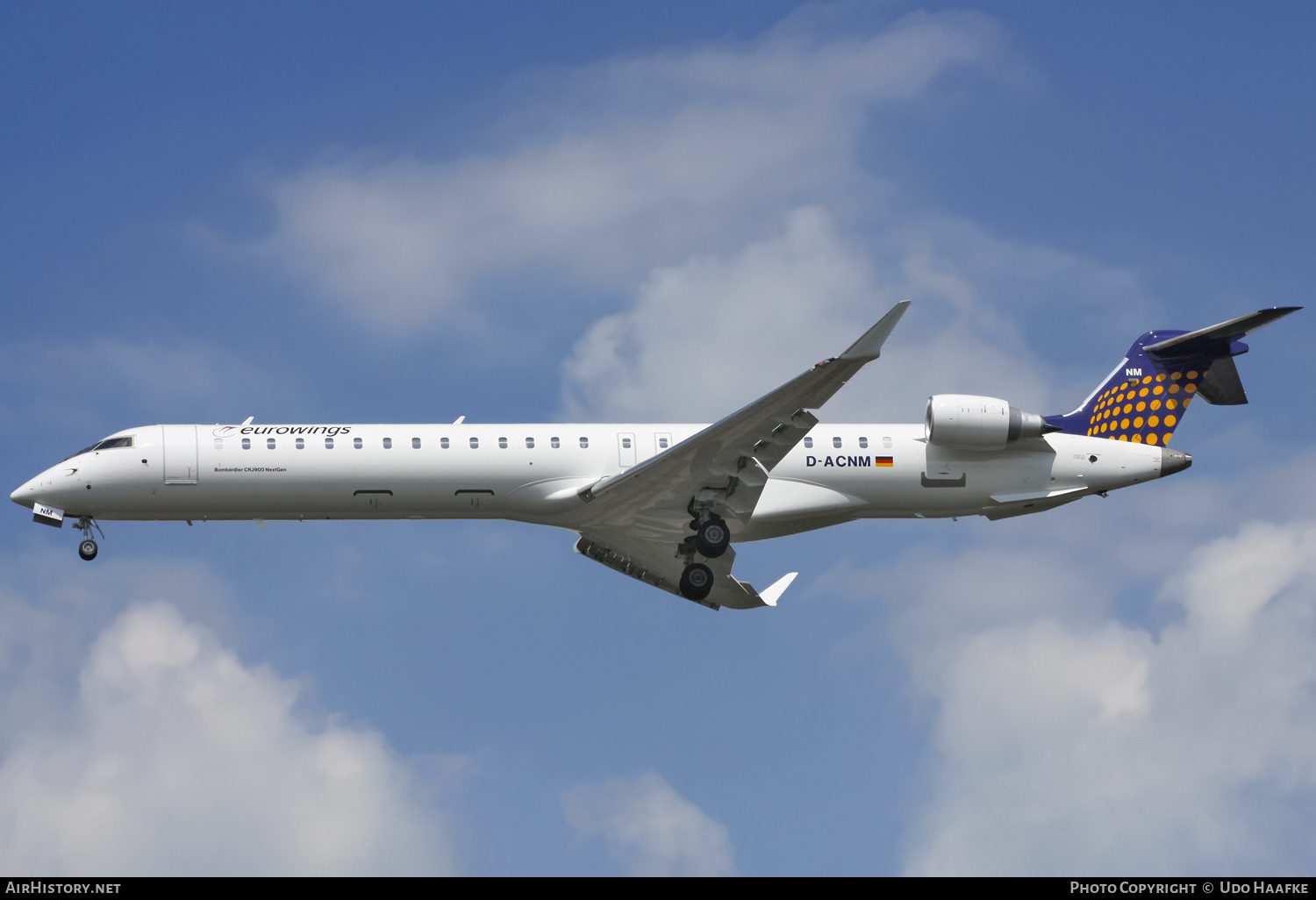Aircraft Photo of D-ACNM | Bombardier CRJ-900 NG (CL-600-2D24) | Eurowings | AirHistory.net #591983