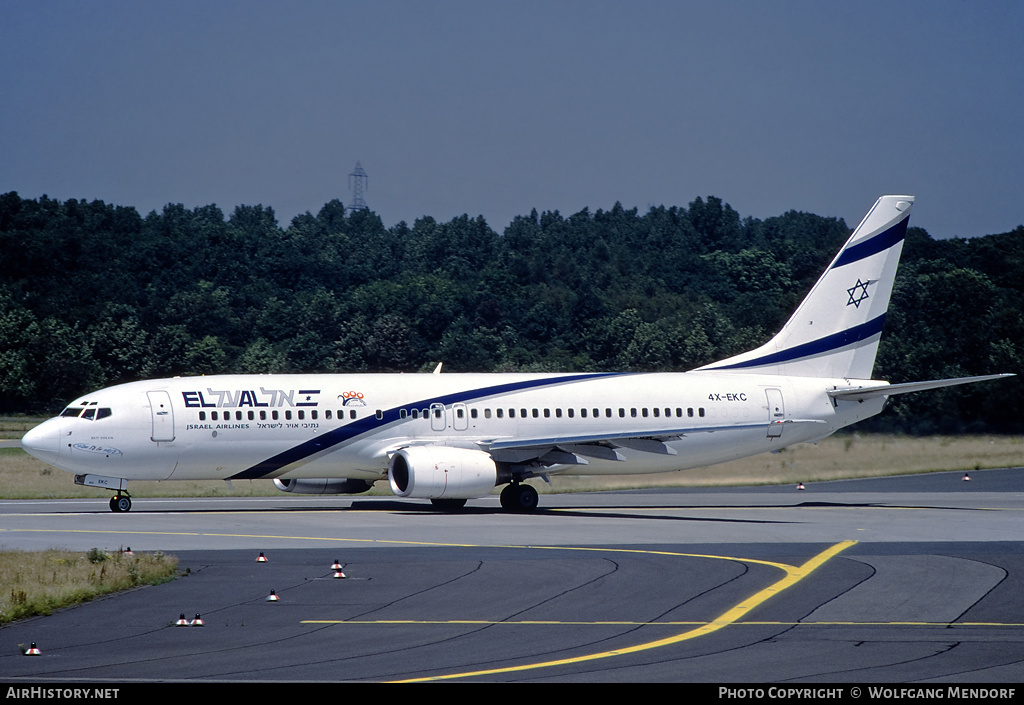 Aircraft Photo of 4X-EKC | Boeing 737-858 | El Al Israel Airlines | AirHistory.net #592014