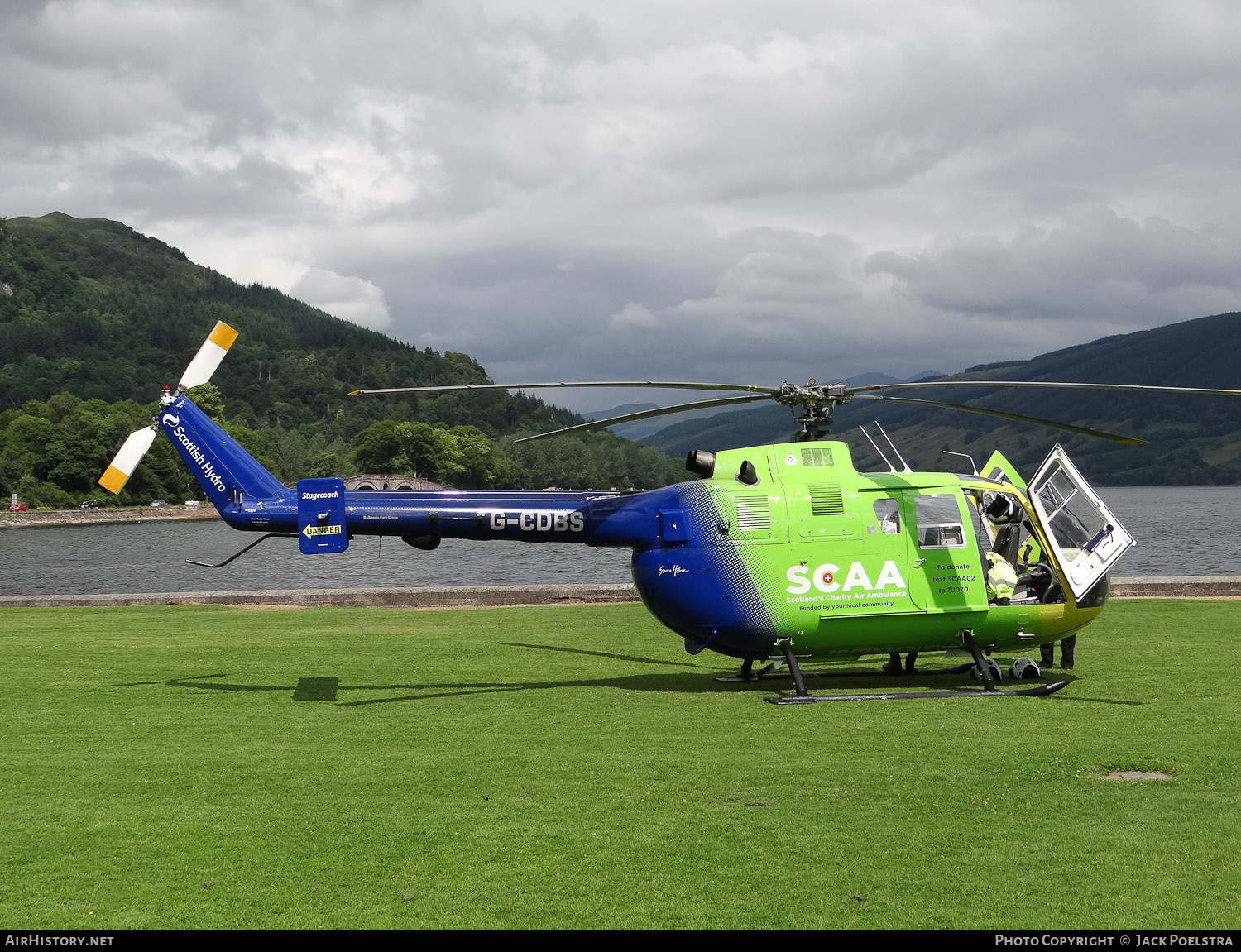 Aircraft Photo of G-CDBS | MBB BO-105DBS-4 | Scotland's Charity Air Ambulance - SCAA | AirHistory.net #592019