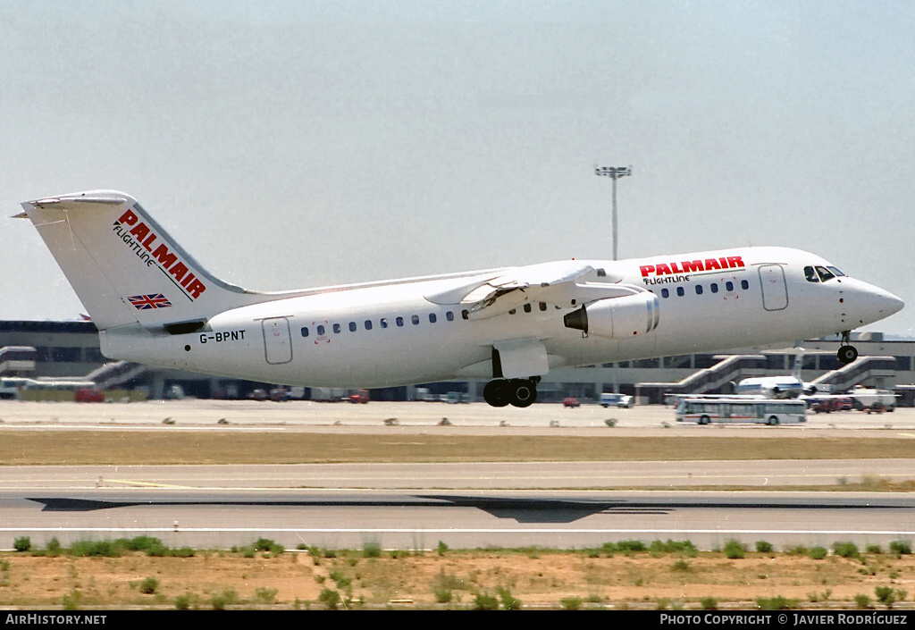 Aircraft Photo of G-BPNT | British Aerospace BAe-146-300 | Palmair | AirHistory.net #592075