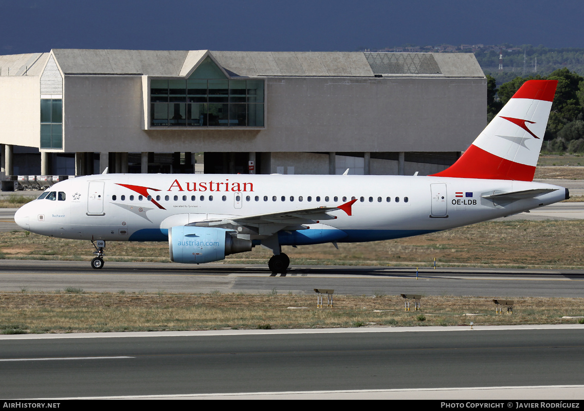 Aircraft Photo of OE-LDB | Airbus A319-112 | Austrian Airlines | AirHistory.net #592079